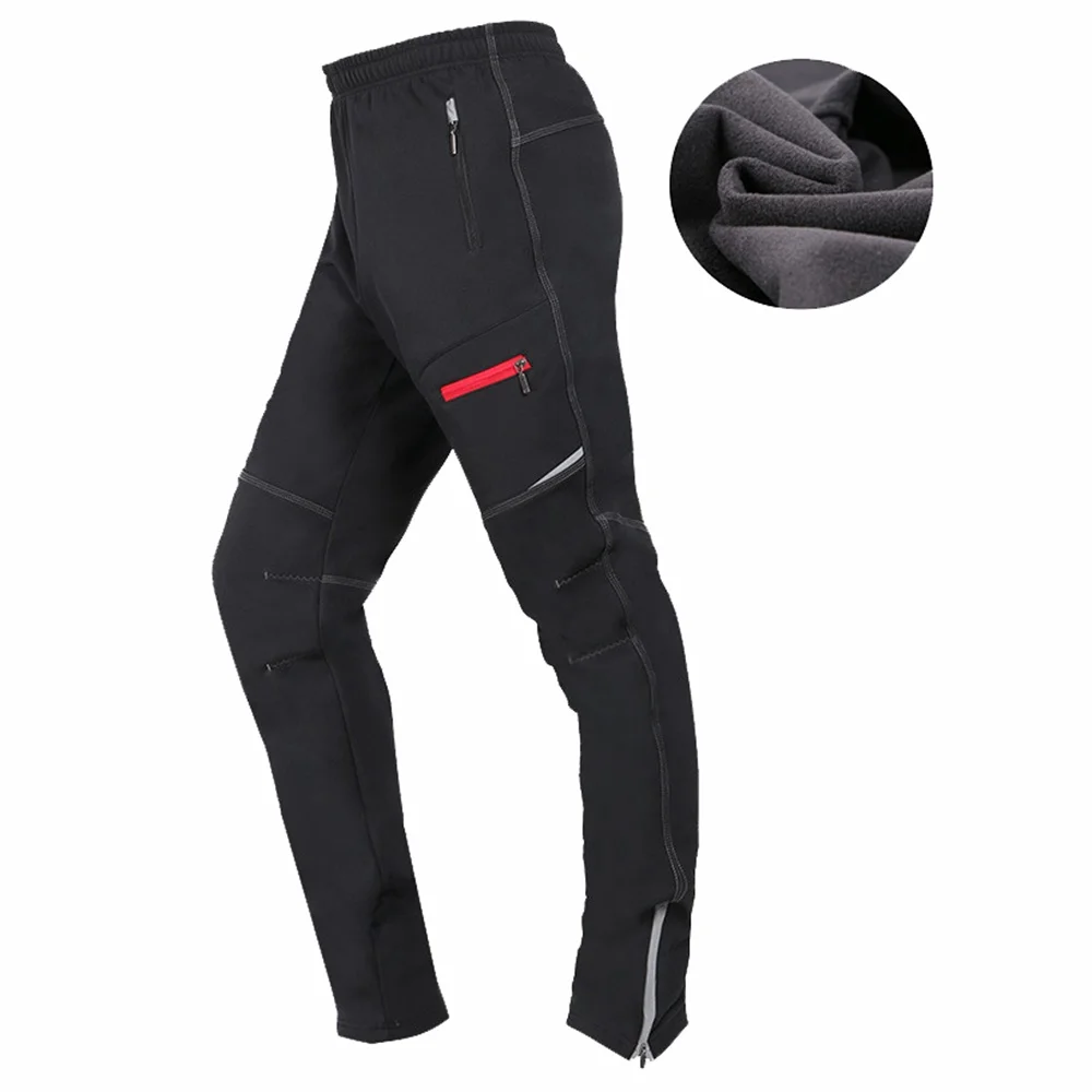 Wheel Up 2024 Winter Warm Fleece Windproof Waterproof Cycling Pants Men Women Thermal Riding Sports Trousers MTB Bike Pants K333