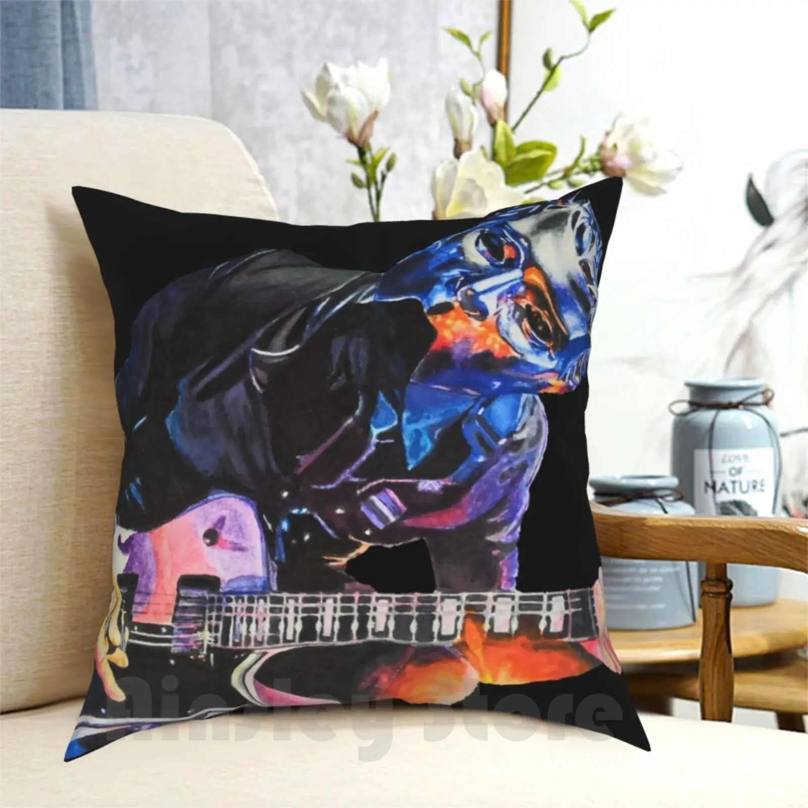 Colorful Stompy Ghoul Pillow Case Printed Home Soft DIY Pillow cover Ghost The Band Ghost Ghost B C Nameless Ghoul Fire