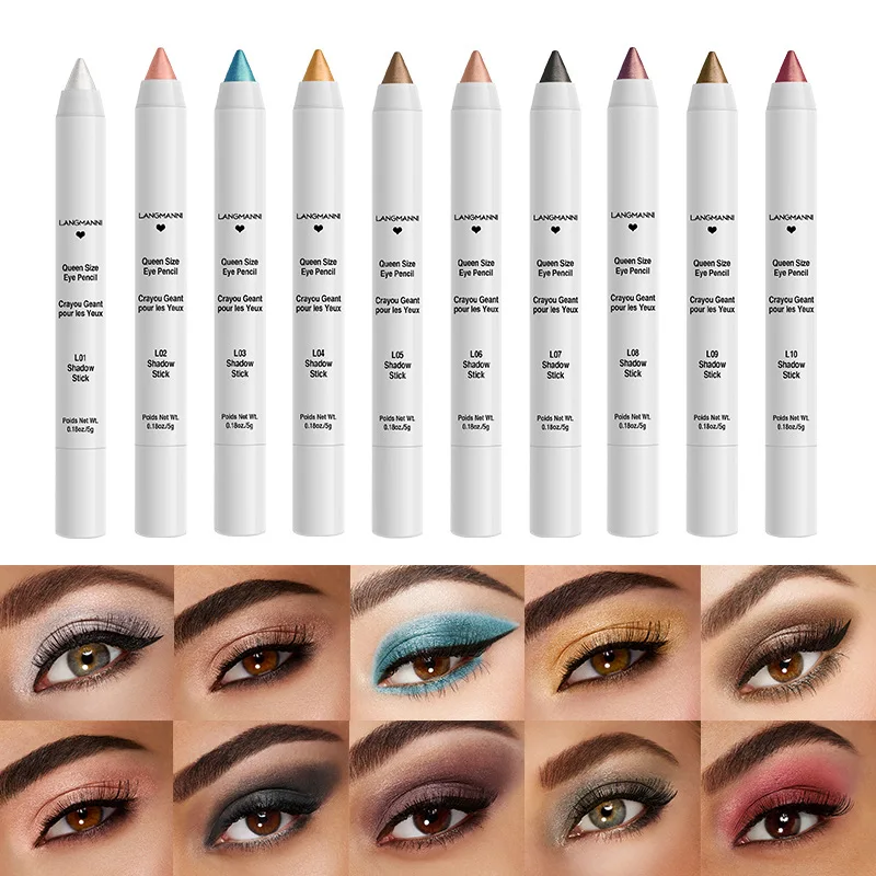 10 Colors Cat Eyes Makeup Eyeliner Pen Waterproof Neon Colorful Liquid Eye Liner Long-lasting Make Up Comestics Maquiagem 1pcs