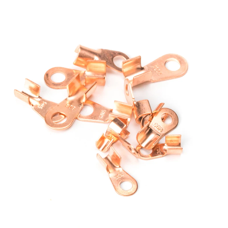 OT Type Copper Open Connecting Nose Crimping Ring Cable Wire Termina