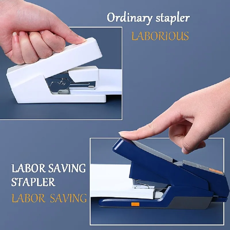 Stapler Rotation School Binding Supplies Convenient for Users Labor-saving Fashion Center Combination Stapler Rotation