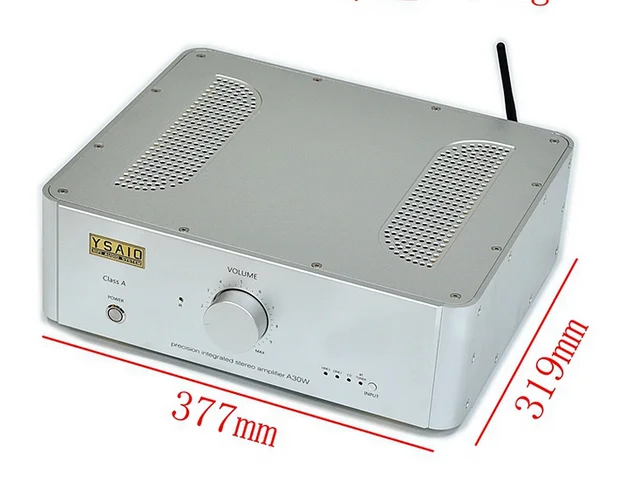 مضخم صوت A30W من الفئة A HiFi 2.0 بقدرة 200 وات * 2 أمبير منزلي مع جهاز تحكم عن بعد