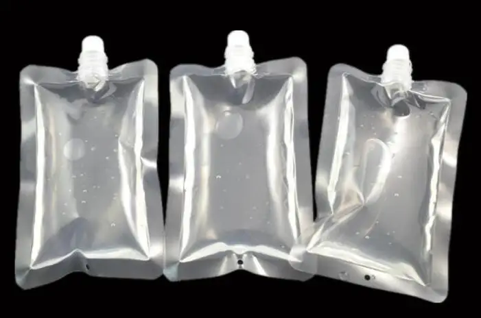 

DHL 1000pcs 250-500ml Stand-up Plastic Drink Packaging Bag Spout Pouch for Beverage Liquid Juice Milk Coffee Bags