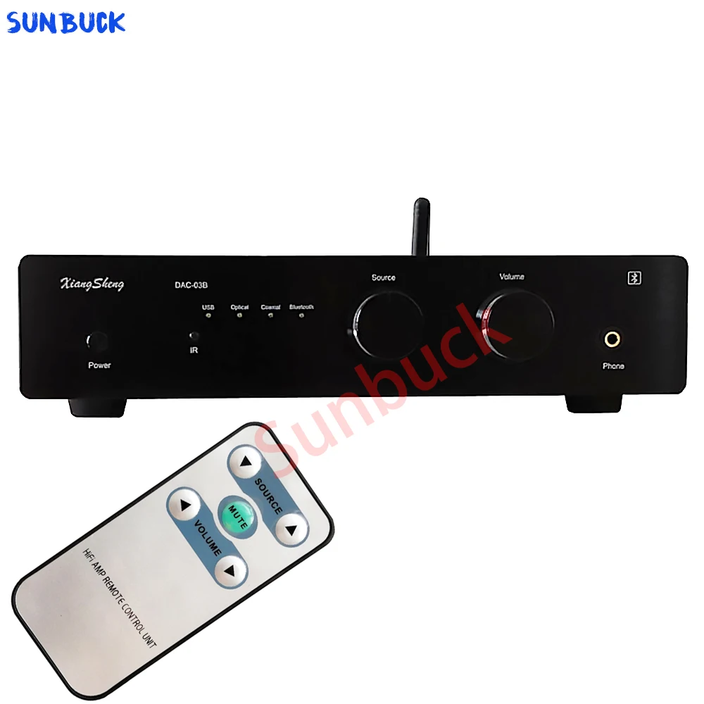 Imagem -02 - Sunbuck Csr8675 5.0 Bluetooth Dac Decodificador Xmos Pcm1794a Tpa6120 Amplificador de Alta Fidelidade