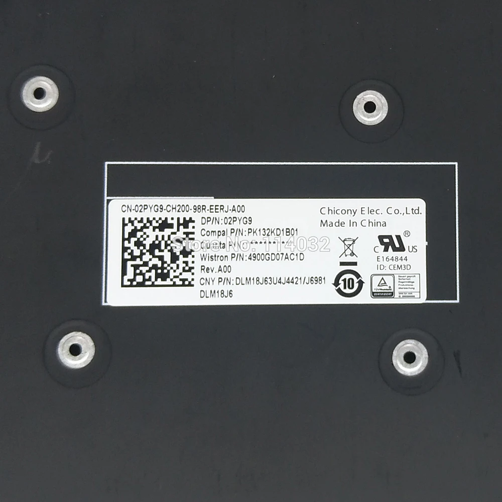 Imagem -06 - Teclado de Laptop Original para Dell Inspiron 14 7000 7490 ui Inglês Preto Luz de Fundo Prata 08gh4p 0202pyg9