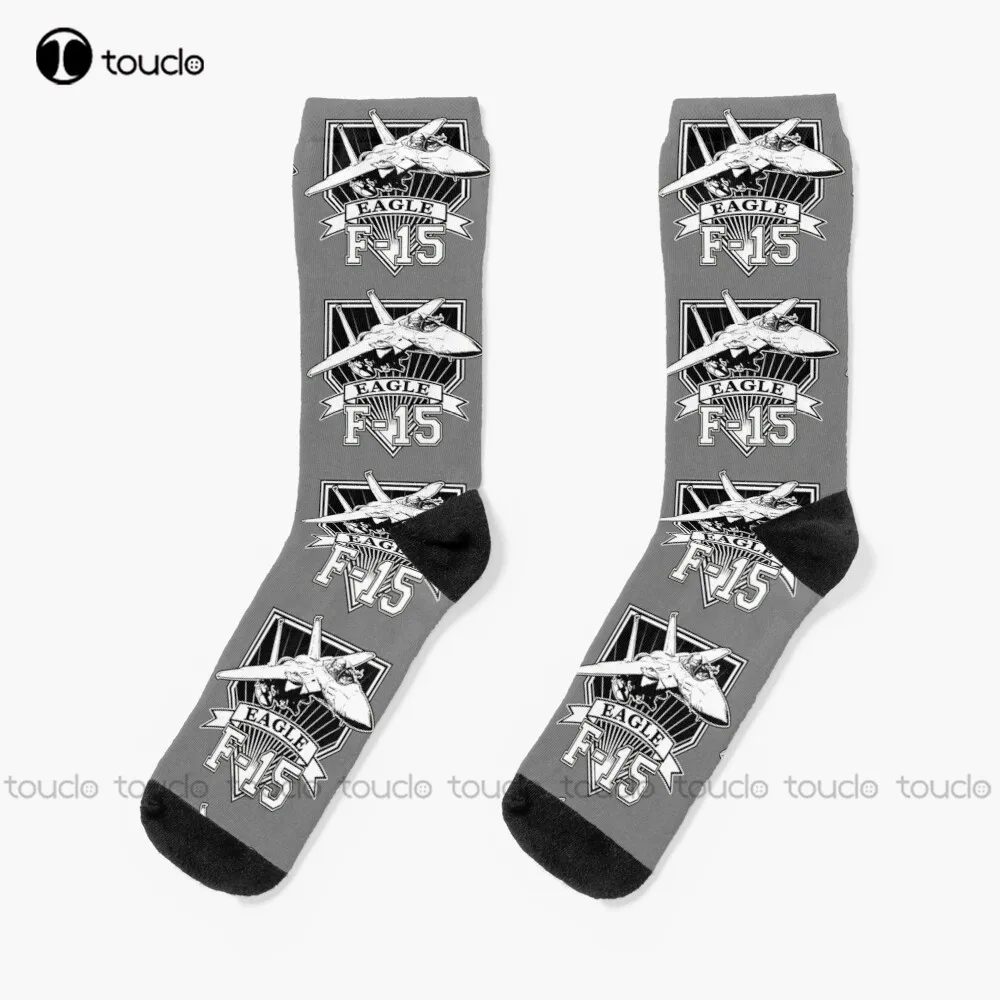 F15 Eagle F 15 Eagle, F15 Jet, Eagle Jet Socks Bulk Socks Personalized Custom Unisex Adult Teen Youth Socks 360° Digital Print