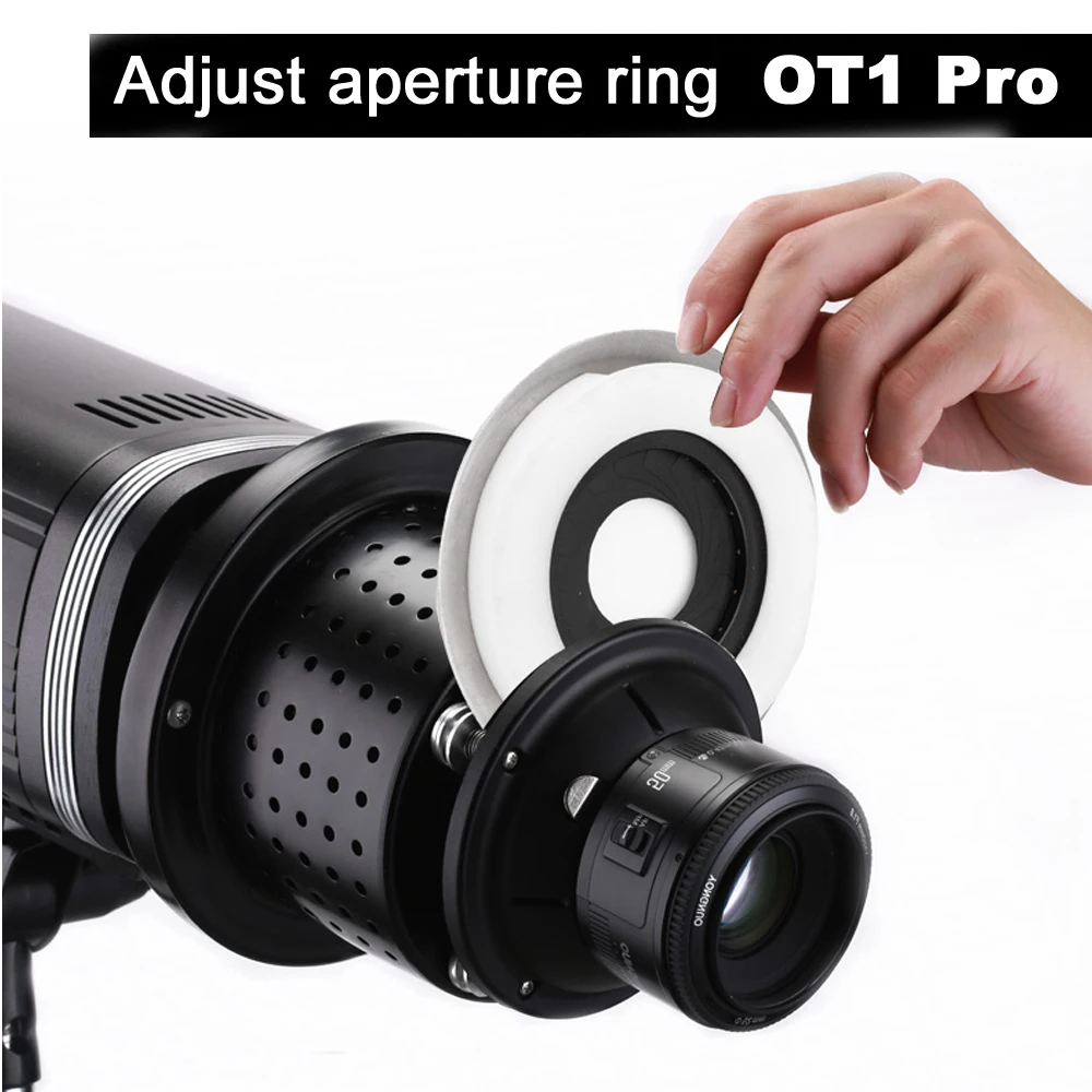 

OT1 PRO Focalize Conical Snoot Creative Light Effect Art Modeling DIY Adjust Aperture Ring Film Projection Beam Light Cylinder