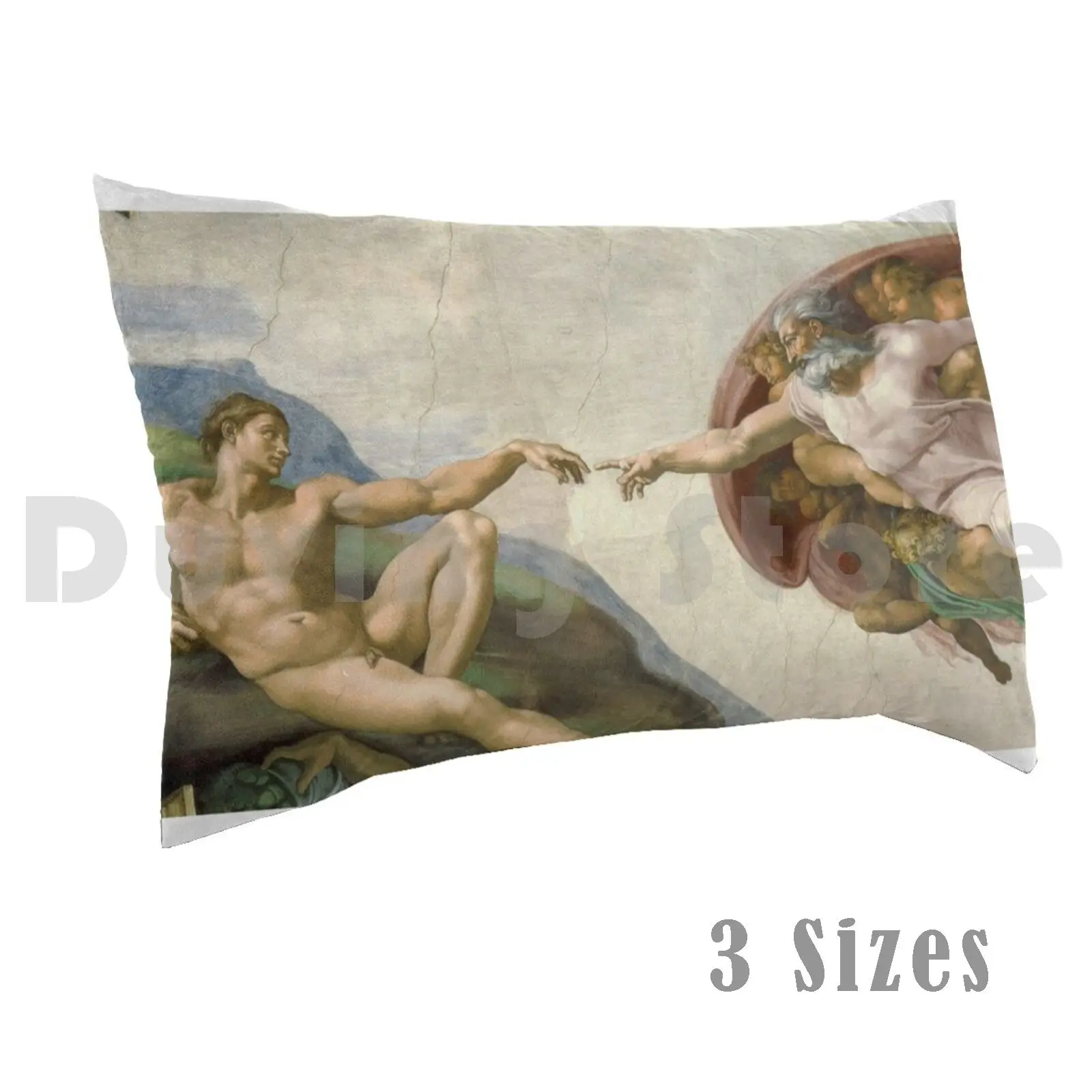 Pillow?case The Creation Of Adam Gifts-Michelangelo Classical Masterpiece Painting Gift Ideas For Art Lovers Of Classic