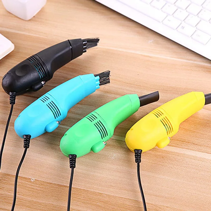 USB Keyboard Handheld Mini Vacuum Cleaner Pc Laptop Cleaner Computer Vacuum Cleaning Kit Tool Remove Dust Brush Home Office Desk