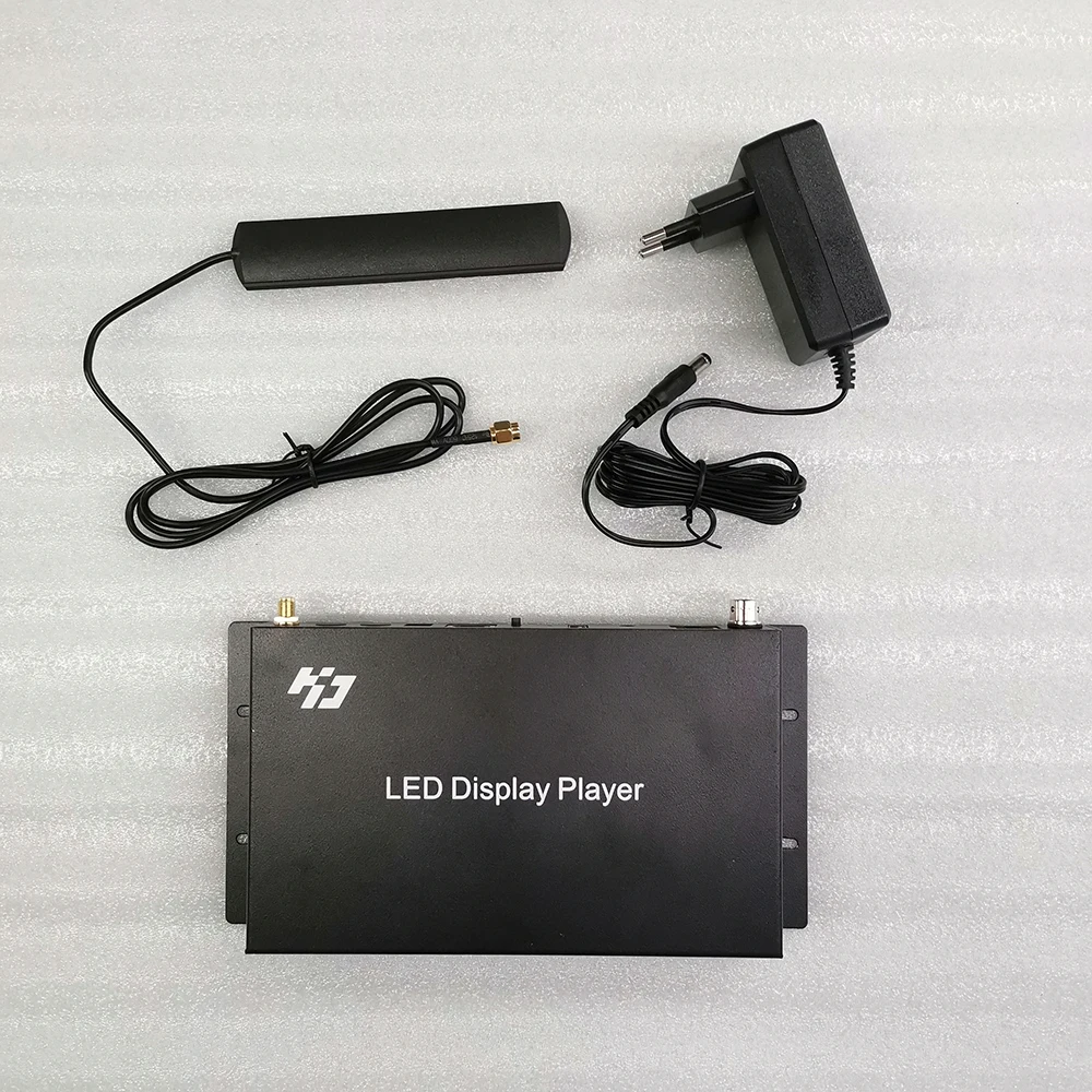 2 Pcs P3.91 Outdoor Waterproof LED Display Panel 500*1000mm Size 1Pcs HD-A3 LED Display Player Free Shipping