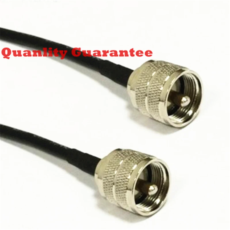 Coaxial Cable RG58 UHF PL259 male to UHF SO239 Female connector Pigtail Coax cable 10cm 15cm 20cm 25cm 30cm 35cm 50cm 75cm 1m