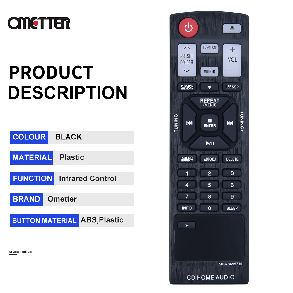 Adatto per telecomando audio AKB 73655710   AKB 73655702   CM4330 CM4430