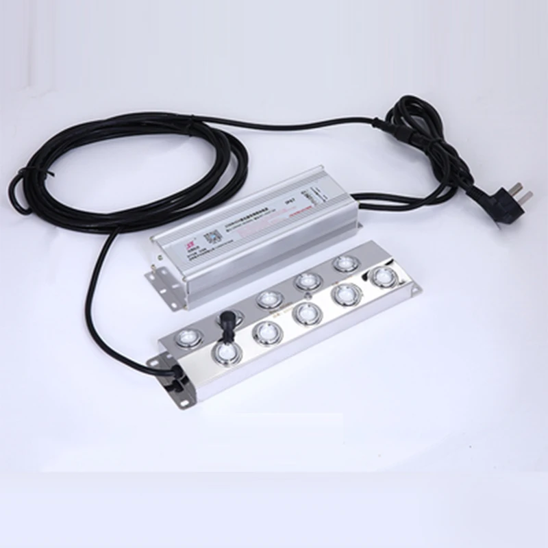350W  Ultrasonic Wave Mist Generator Atomizing Plate 10 Head Pool Mist Generator Humidifier Landscape Pool Spray