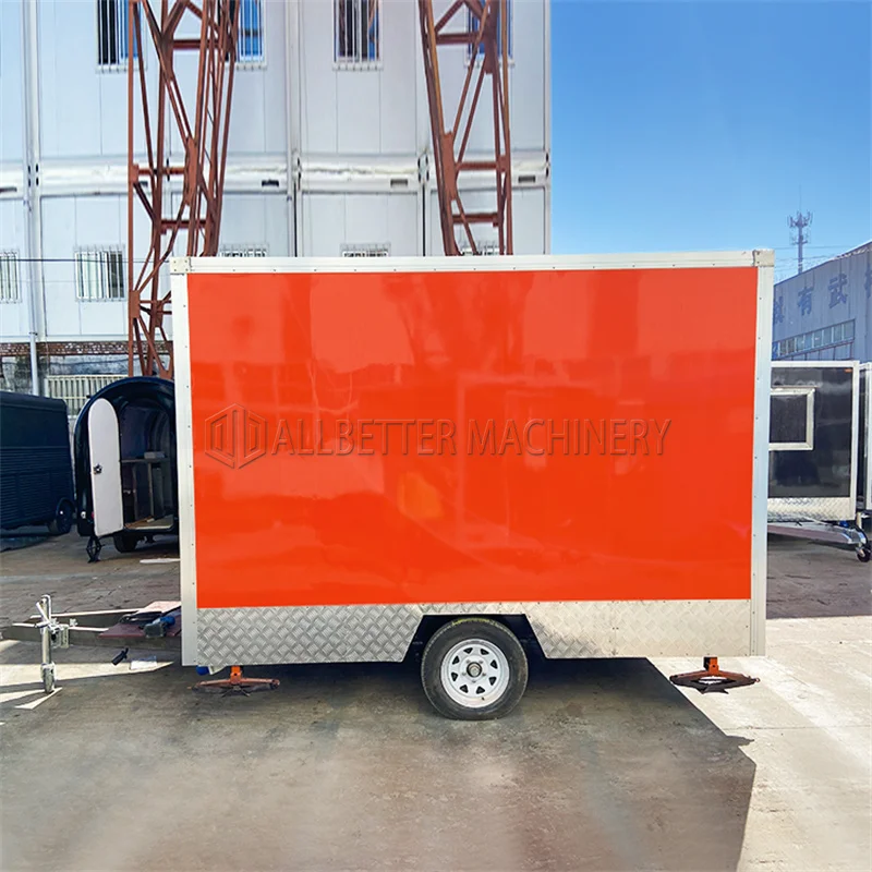 

Street Catering Food Trailers Fully Equipped Taco Truck Snack Kitchen Pizza Coffee Cart BBQ Trailers Cheap Mobile Food Truck