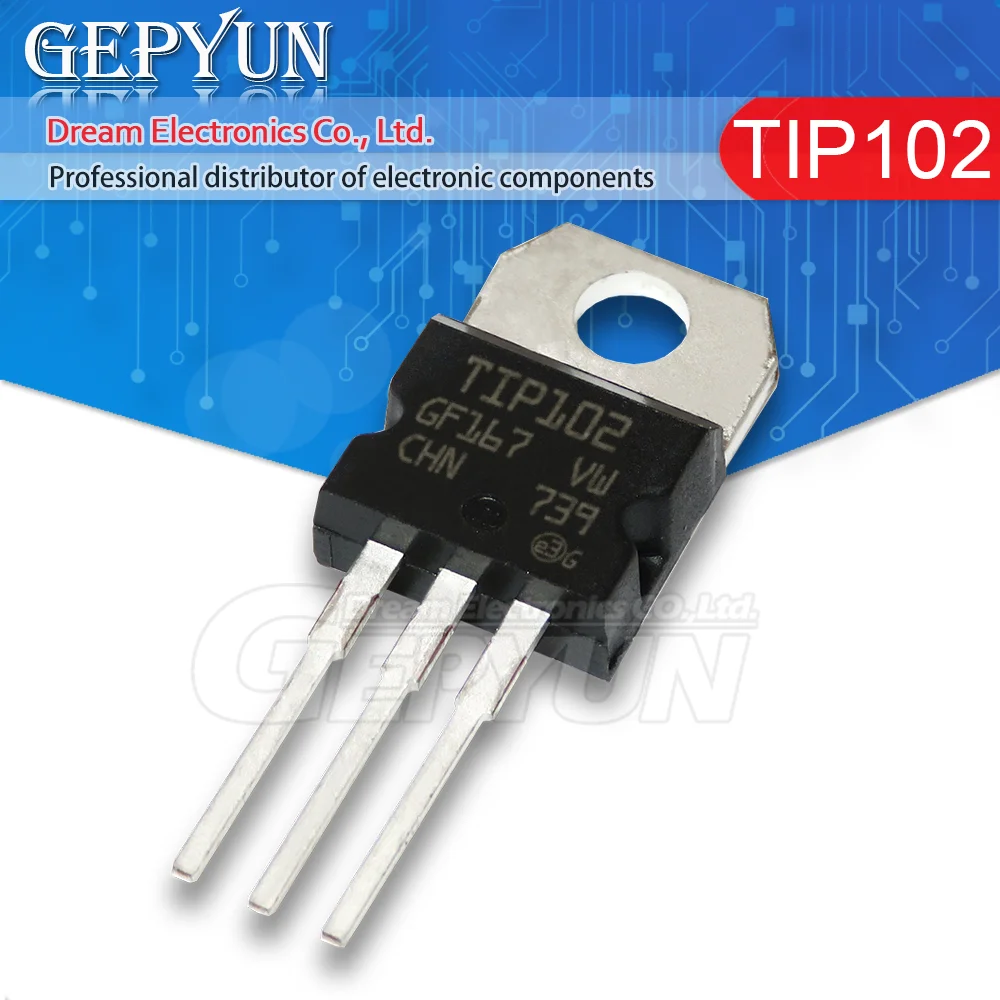 10PCS TIP102 TIP102 TIP107 TIP110 TIP112 TIP120 TIP122 TIP125 TIP127 TO-220 transistor new In Stock