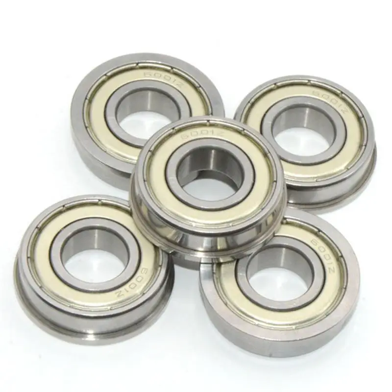 10pcs/50pcs F6001ZZ F6001 ZZ F6001Z F6001-ZZ 12x28x8mm Flange Deep Groove Ball Bearing 12*28*8mm