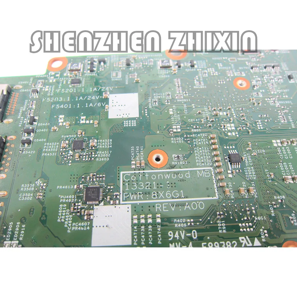 yourui For DELL Inspiron 7348 7352 7558 laptop motherboard SR23Y I5-5200U CPU CN-07166J 07166J 7166J 13321-1 8X6G1 full test