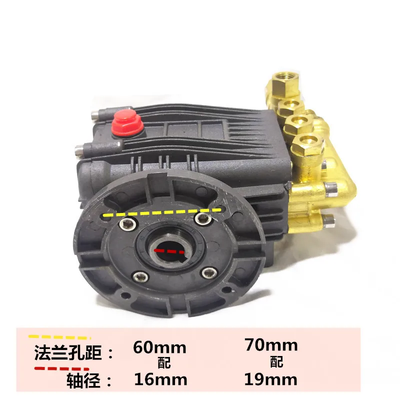 

Триплексный плунжерный насос 1208, поршневой насос 2-8 л/мин, полый вал 100 бар, 16/19 мм для электродвигателя, стиральной, запотевальной машины