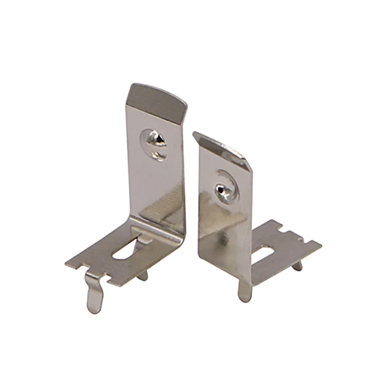 

Spring Steel Nickel Plated AA Battery Clip THM DIP 14250, 14500 Battery Contact BC-9203