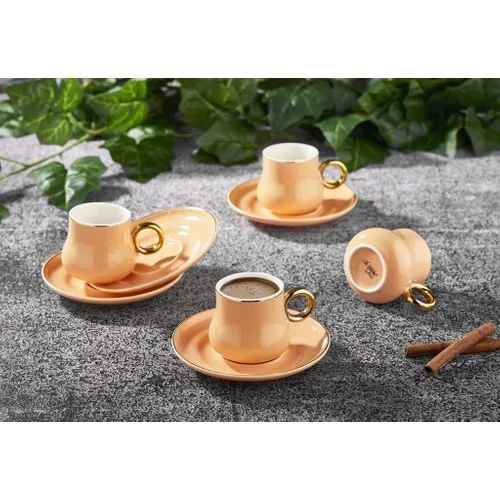 Aryıldız Prestige Salmon 6 Personality Coffee Cup Pad