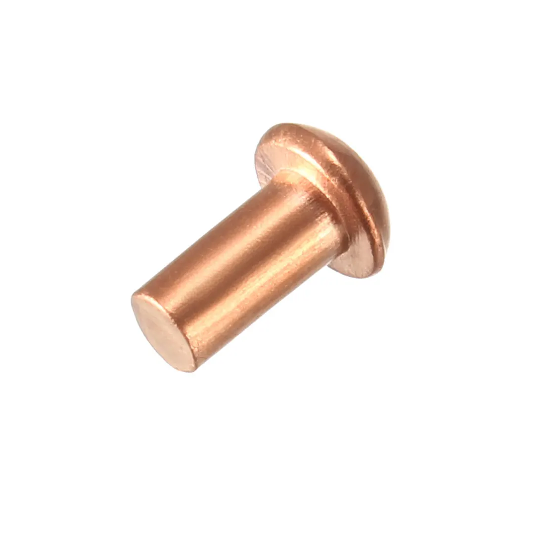 

uxcell 200 Pcs 3/32" x 13/64" Round Head Copper Solid Rivets Fasteners