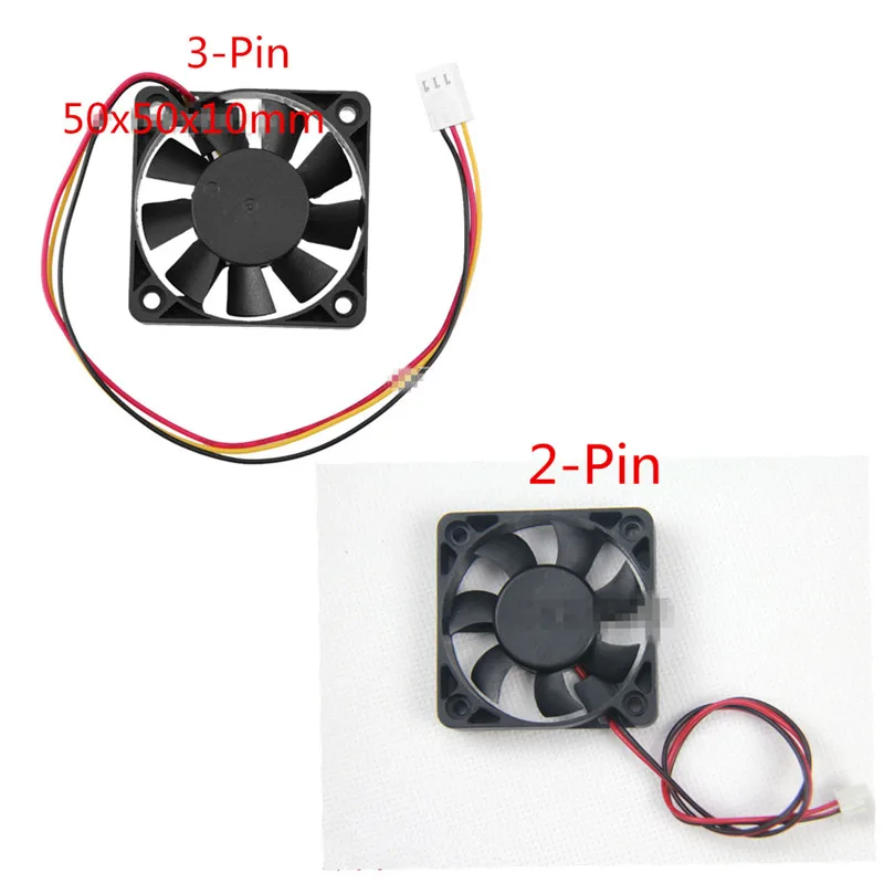 12V Mini chłodzenia wentylator komputera-małe 50mm x 10mm dc bezszczotkowy 2-pin/3pin