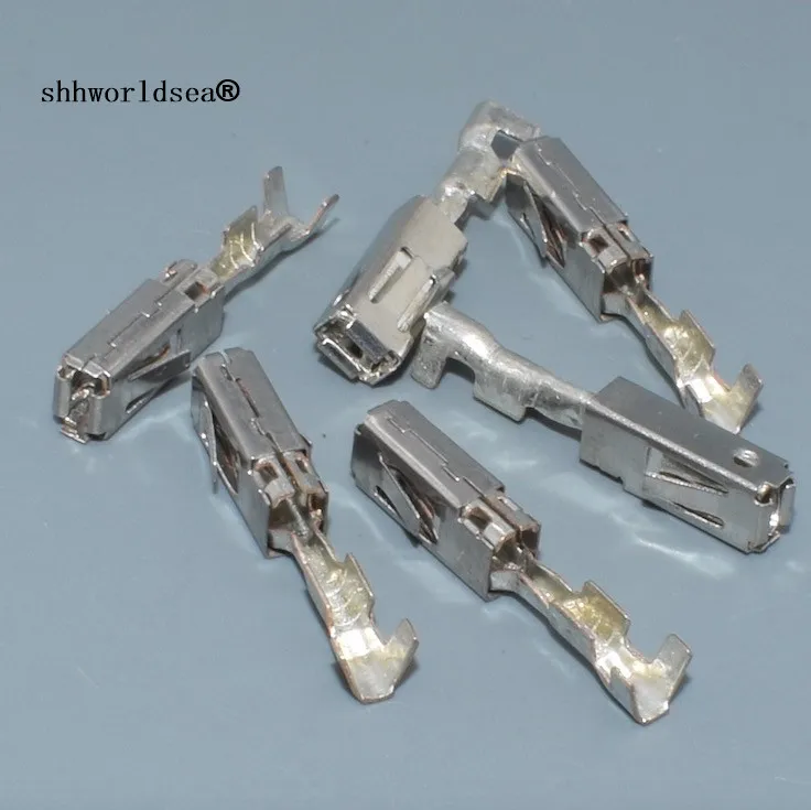 Shhworldsea 2.8mm series terminals  wire terminal Crimp terminal for auto connector and terminals DJ627B-2.8B for 1-968849-1