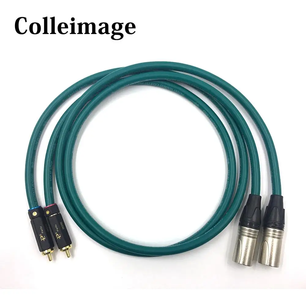 

Hifi XLR Male to RCA Male Cable XLR Male to Dual RCA Male Plug Audio Signal Patch Cable Connector Adapter For Amplifier Speaker