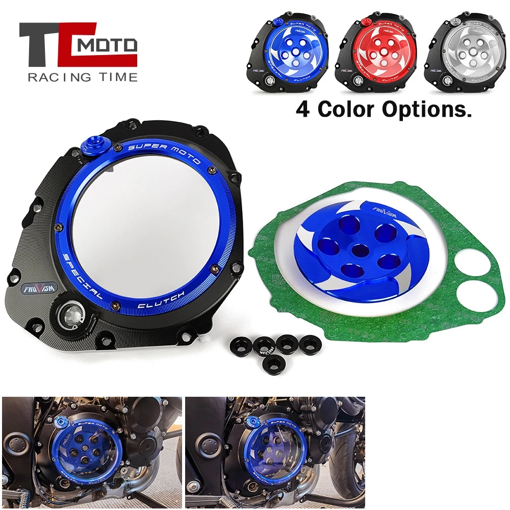 2022 GSXS750 Clear Clutch Cover For Suzuki GSX-S750 GSXS750 2005- 2021 2020 2019 2018 GSX-S GSXS 750 Motorcycle Engine Cover