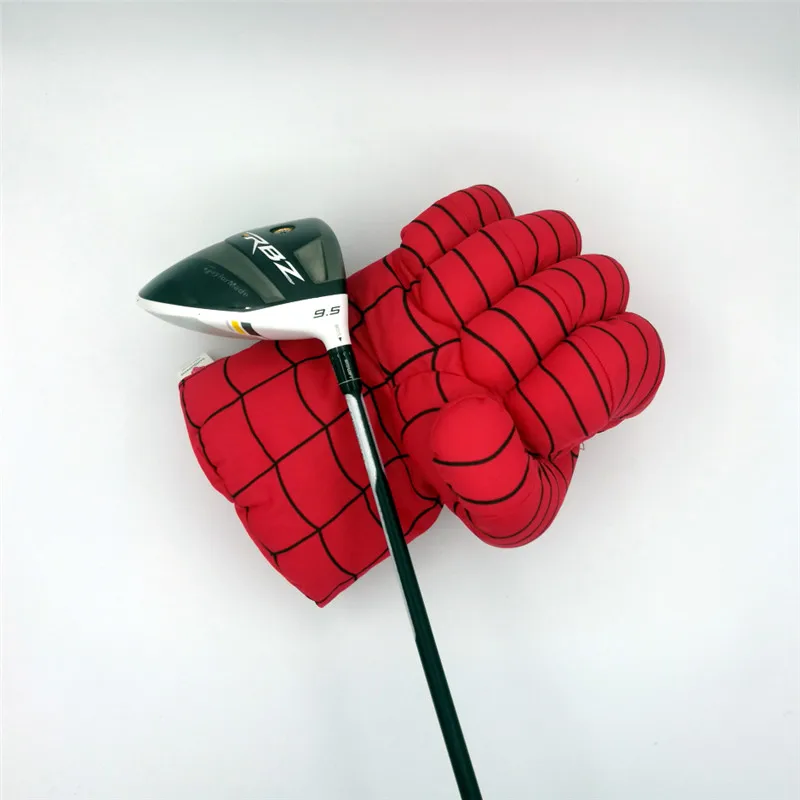 Spider Web The Fist Golf Driver Headcover 460cc Boxing Wood Golf Cover Golf Club Accessories Novelty Great Gift