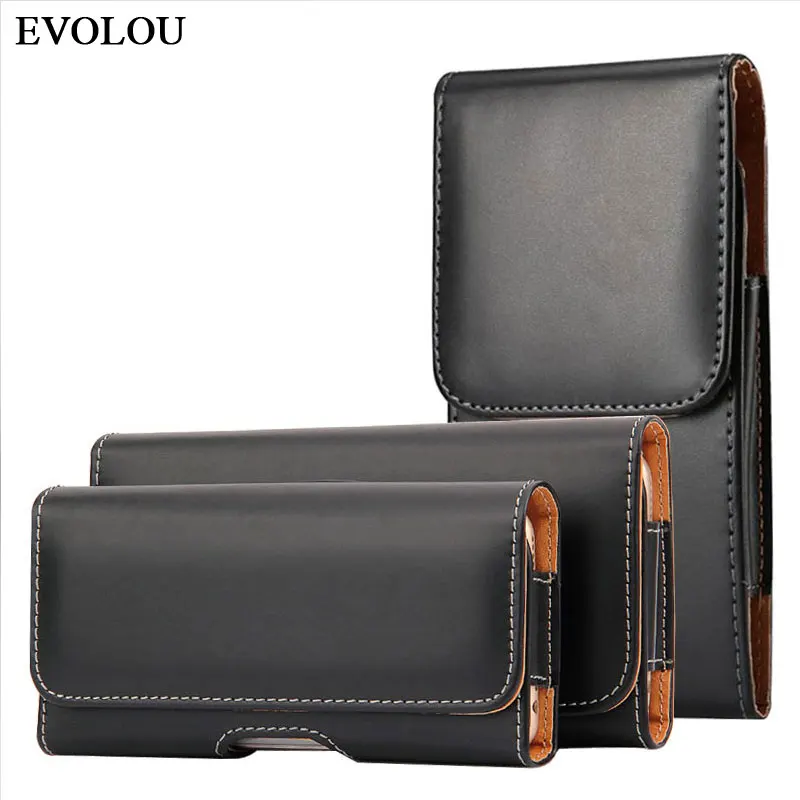 Leather Cover Phone Pouch for Xiaomi MI 10T Pro 5G POCO X3 NFC Mi 9 cc9e Redmi Note 9s 8 Pro 8T 7A 8A 9A 9C Waist Bag Belt Case