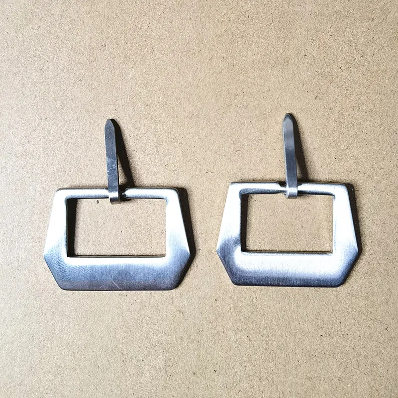 Wholesale 10Pcs/Lot Watch Buckle Stainless Steel Watch Buckle Silver Color Matte Style 24MM 26MM New