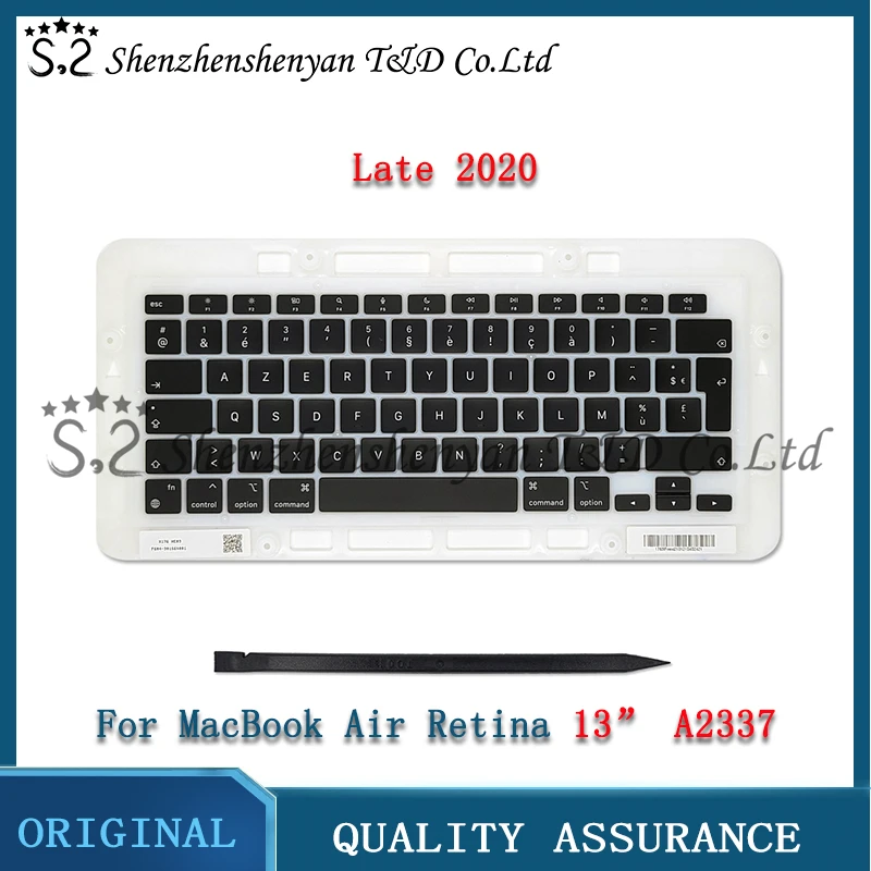 

Laptop New A2337 Keycaps Keys US UK English French German Spanish for Apple Macbook Air Retina 13" M1 EMC 3598 Late 2020 Key cap