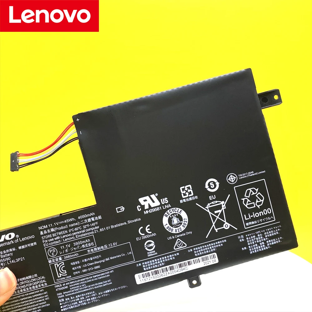 NEW Original laptop Battery For Lenovo ideapad 500S 510s-14ISK/14IKB/15ISK L14M3P21 L14L3P21