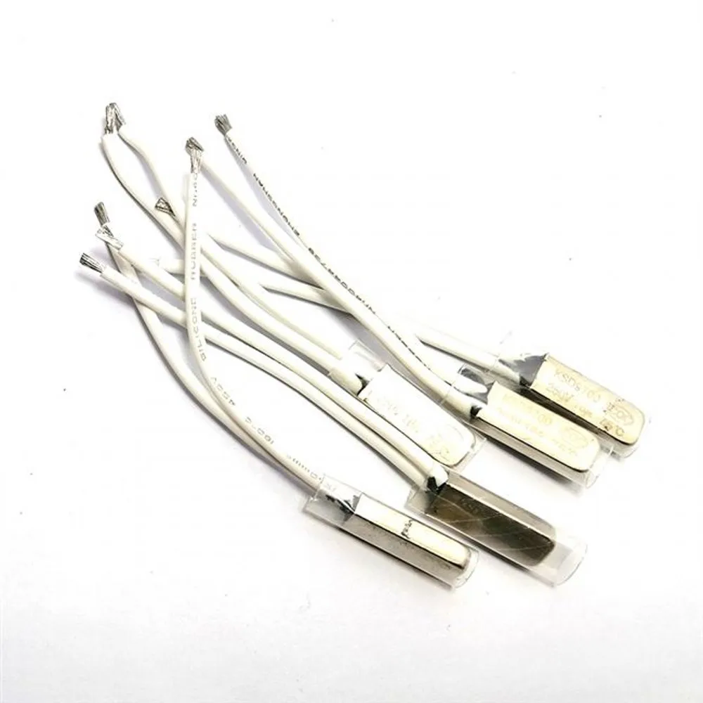 50PCS KSD9700 16A-Metal 250V 55C 60C 70C 75C 80C 85C 90C 95C 100C 150C NC Thermostat Thermal Protector fuses Temperature Switch