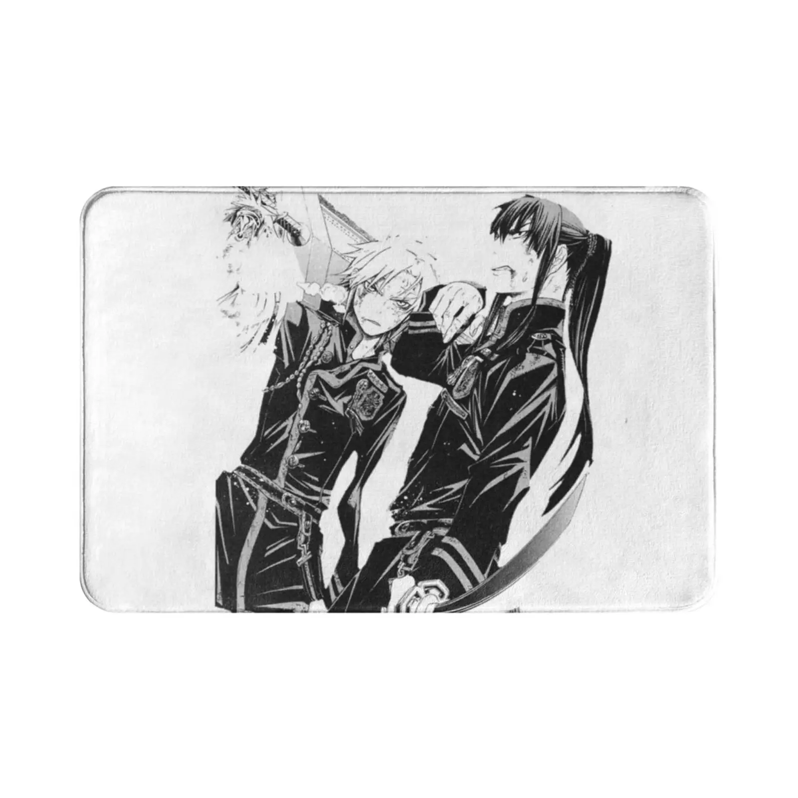 D.gray-Man-Allen Walker And Yu Kanda Carpet Mat Rug Cushion Soft D Gray Man Dgm Dgrayman Anime Allen Allen Walker