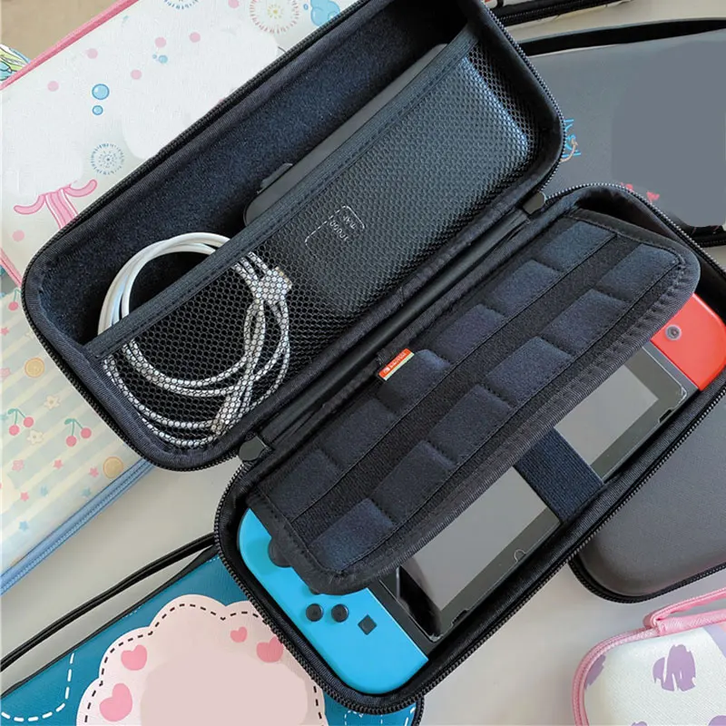 Kawaii Travel Carrying Storage Bag For Nintendo Switch NS Oled Game Console Box Shell Cover Cute Cartoon Anime Protective Case