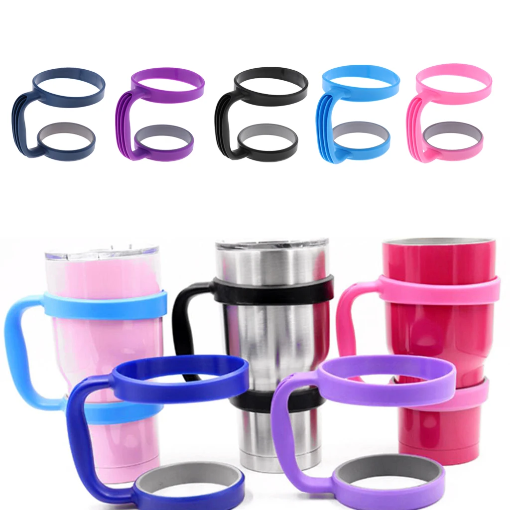 5Color Water Bottle Tumbler Cup Handle Travel Mug Holder for 30 Oz Car Vehicle Cup Drink Holder Rack Water Bottle Holder Ashtray