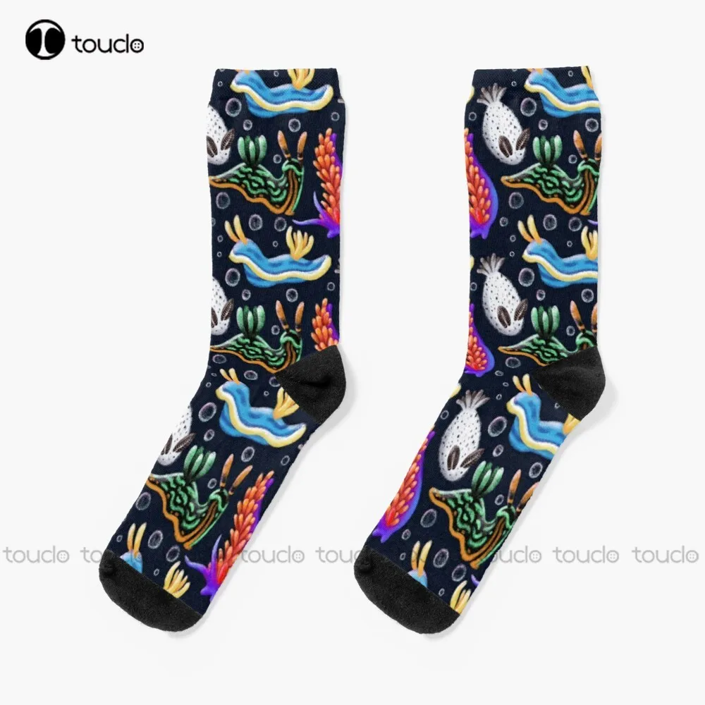 Nudibranchs Socks Slipper Socks Women Personalized Custom Unisex Adult Teen Youth Socks 360° Digital Print Fashion New