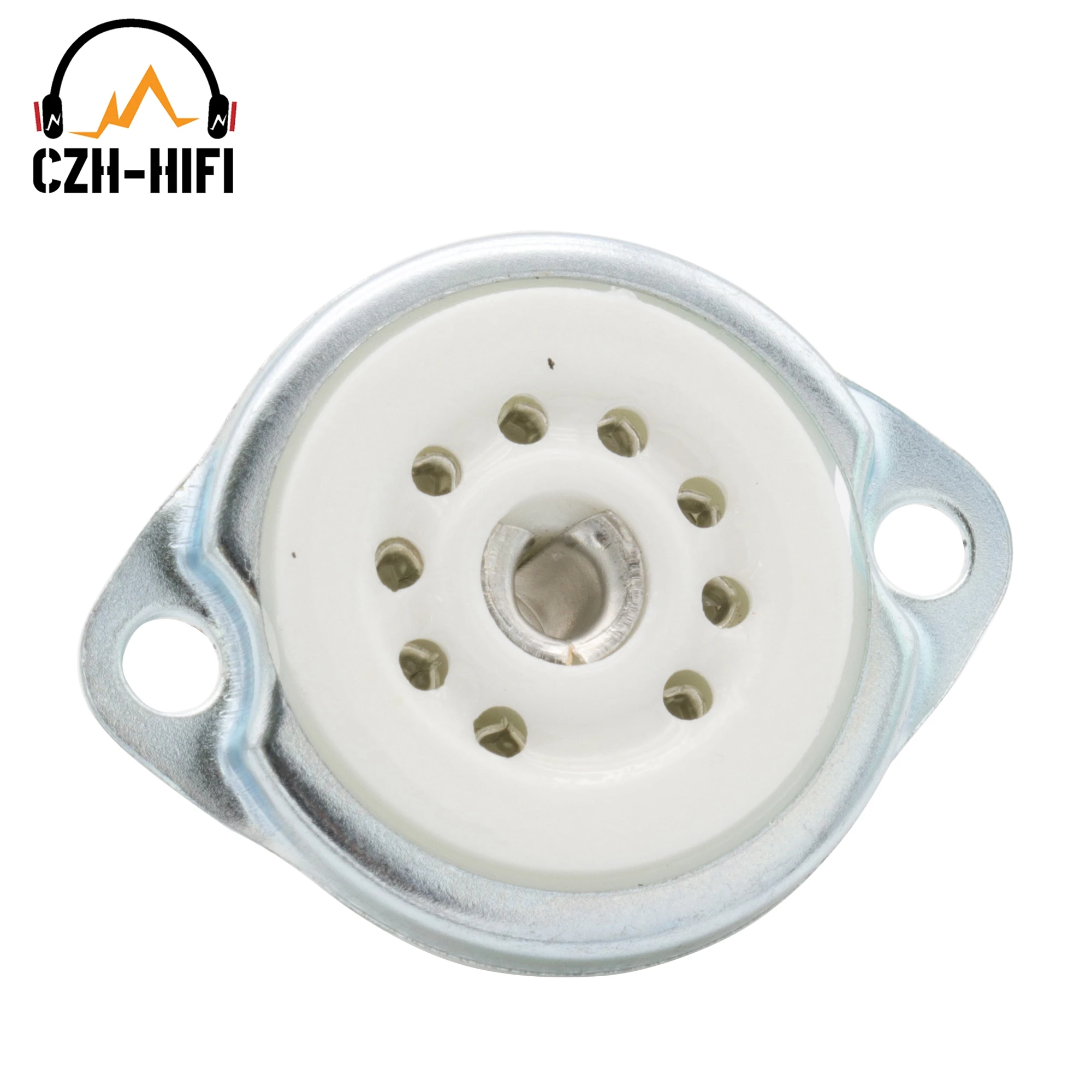 9pin B9A Rohr Buchse Keramik Ventil Basis für 12AX7 EL84 5670 ECC82 ECC83 12AX7 12AU7 6DJ8 Vintage Audio Verstärker DIY hiFi – Detail 4