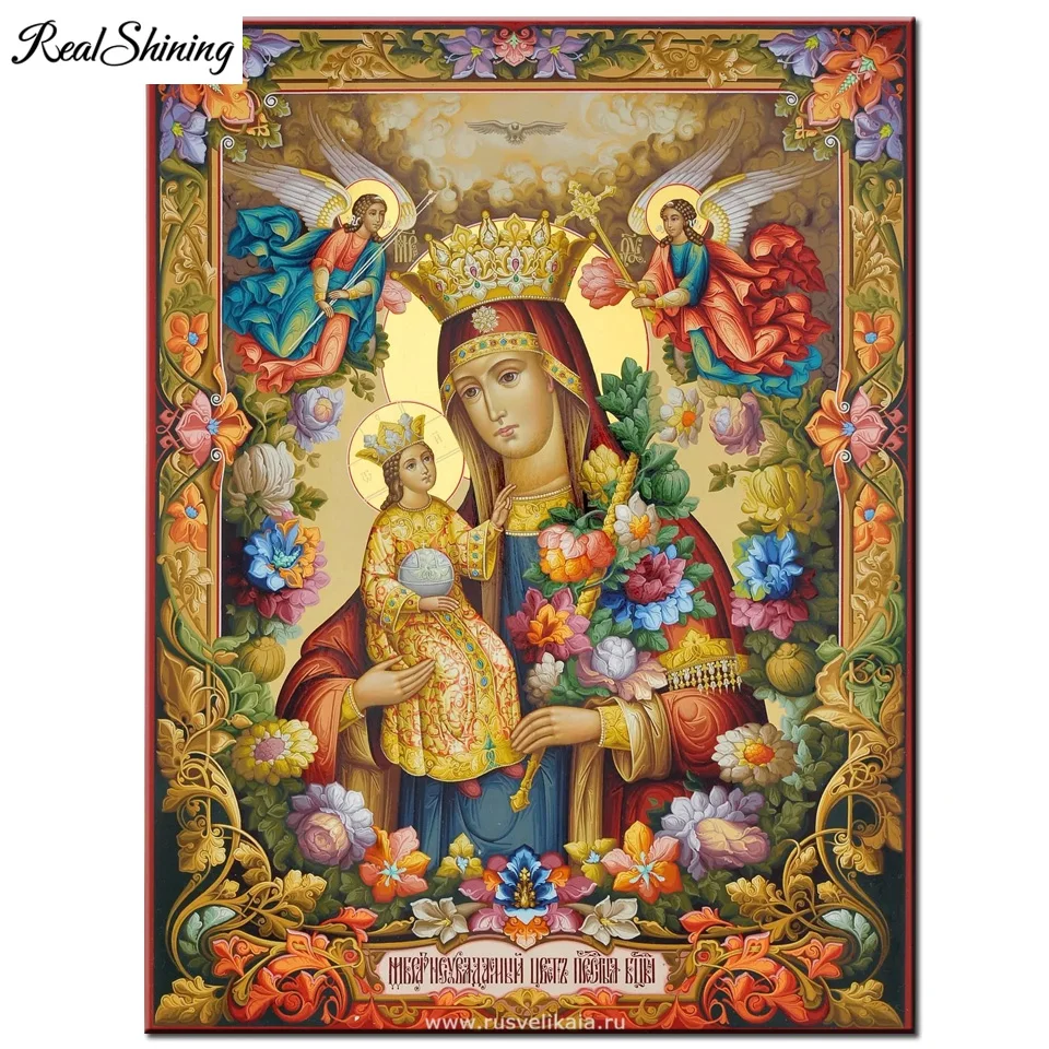 Religious Virgin diy Diamond Painting religion Picture Full Square/round Diamond Mosaic Sets Diamond Embroidery home Decor T553