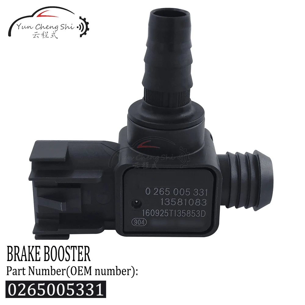 For NEW BRAKE BOOSTER PRESSURE VACUUM SENSOR  0265005331 GM 13581083