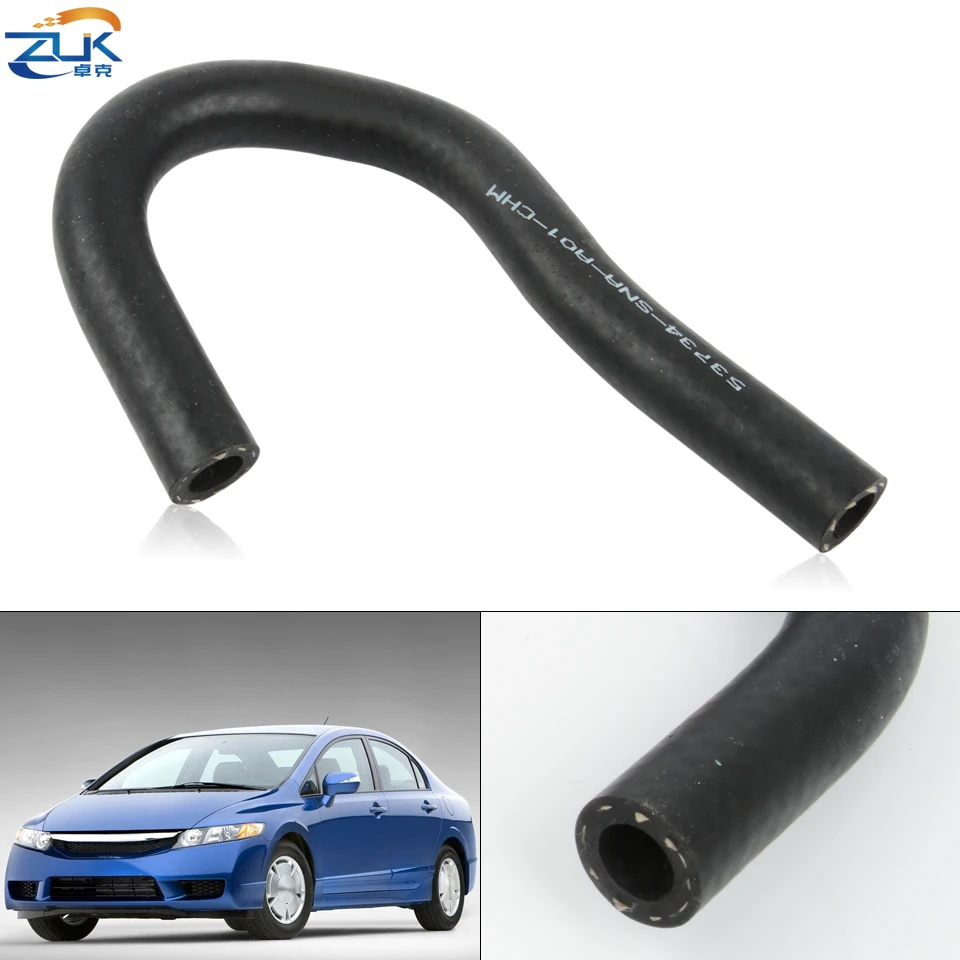 ZUK Rubber Power Steering Return Hose Tube Pipe For HONDA CIVIC FA1 FD1 FD2 2006 2007 2008 2009 2010 2011 OEM:53734-SNA-A01