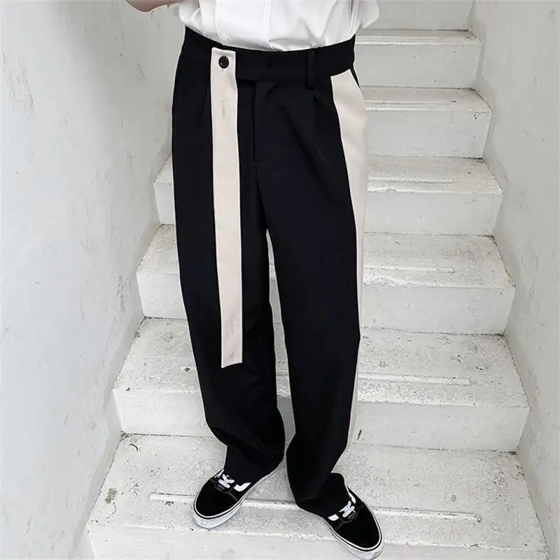 

Men's Straight Tube Guard Pants Spring And Autumn New Fashion Popular Korean Version Of Youth Leisure Loose Large Pants