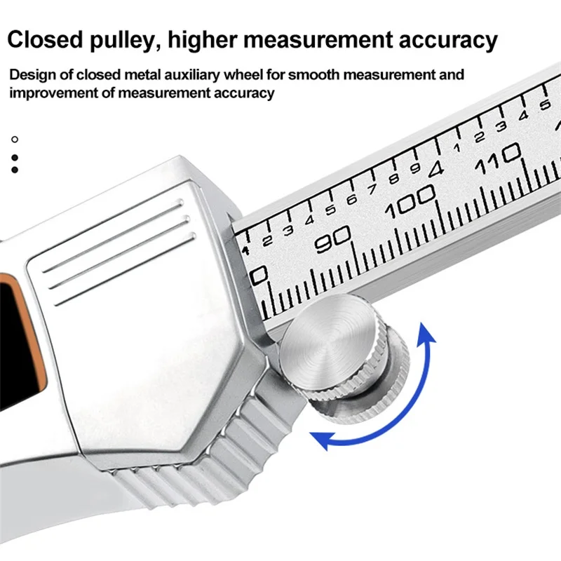 150mm digital electronic caliper stainless steel metal industrial calipers measuring precision professional tool with backlight