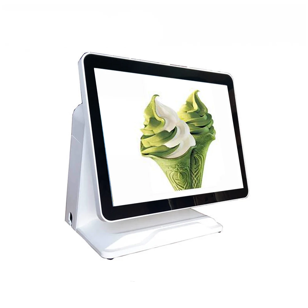 15 inch capacitive touoch screen pos terminal windows pos all in one cash register