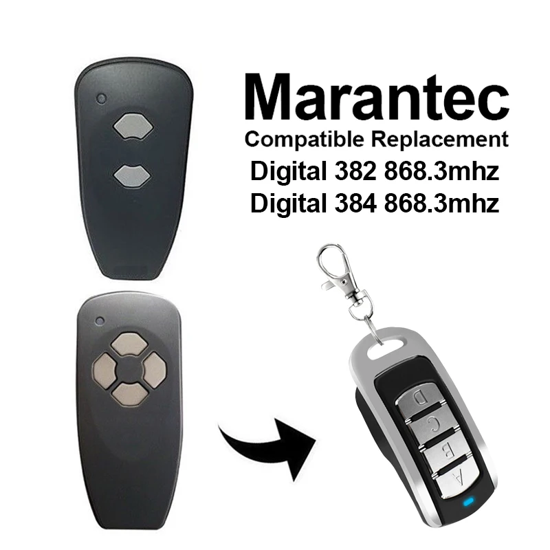 868,3 MHz Marantec Digitale 382 garage tür fernbedienung Replicator Marantec Digitale 384 garage kit fernbedienung für tor