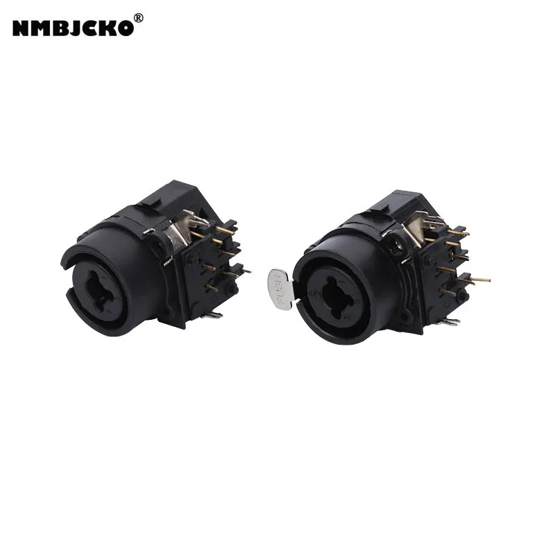 

NMBJCKO 4090410 model 50pcs/lot Combo sheet 6.35 jack stereo female 7 pin xlr chassis d standard