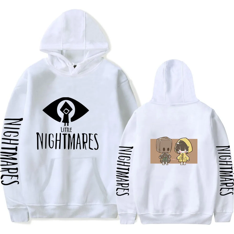 Hot Game Little Nightmares Mono Six Funny Hoodie Hip Hop Graphic Sweatshirts Poleron Hombre Streetwear Harajuku Tracksuit