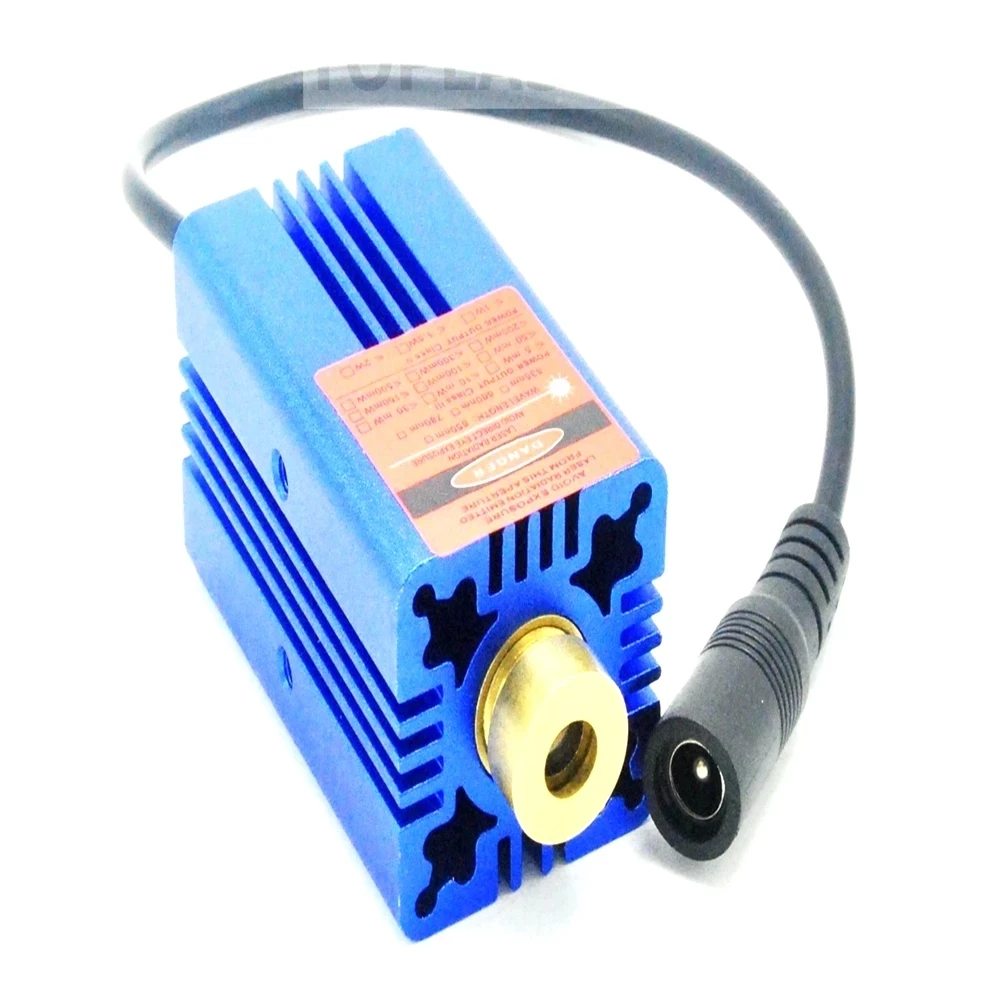 Focusable 250MW 650nm Dot Focus Red Laser Module W 5V AC Adapter3030